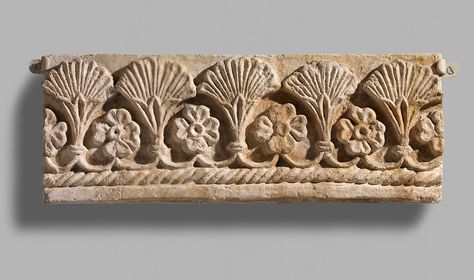 Wall decoration with vegetal design | Sasanian | Sasanian | The Metropolitan Museum of Art Ancient Persian Art, Ancient Persia, Ancient Stone, Ancient Persian, Public Sculpture, Prehistoric Art, Persian Motifs, Persian Culture, Art Ancien