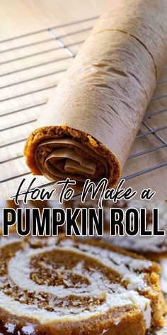 Pumpkin Cake Roll, Pumpkin Roll Recipe Easy, Pumpkin Rolls, Pumpkin Roll Cake, Pumpkin Rolls Recipe, Pumpkin Sheet Cake, Cake Roll Recipes, Fall Is In The Air, Pumpkin Roll