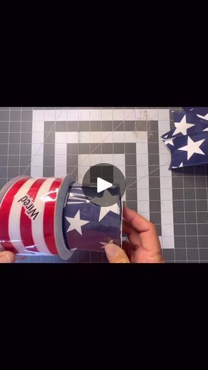 144 reactions · 32 shares | Let’s craft this easy American flag ribbon wreath together. Perfect for the 4th of July holiday 🇺🇸❤️💙#holliehobbies#patriotic#ribbonwreath#americanflag#wreaths | Hollie Hobbies | Hollie Hobbies · Original audio Burlap Wreath Diy, Painting Burlap, July Holidays, Wreath Diy, Ribbon Wreath, Patriotic Wreath, Diy Ribbon, Diy Wreath, Burlap Wreath