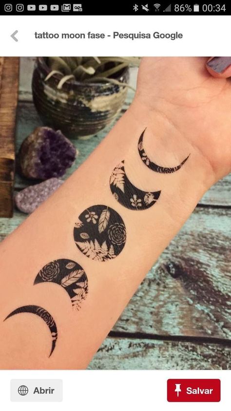 Niece Tattoo, Wrist Tattoo Designs, Wrist Tattoo Ideas, Inner Forearm Tattoo, Tatuaje A Color, Botanical Tattoo, Spirit Animals, Calf Tattoo, Phases Of The Moon