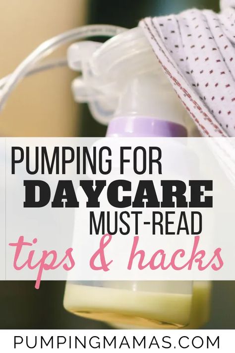 Do you have a plan to pump for daycare? If you are a breastfeeding and working mom, you need to have a plan for when your maternity leave is over. You want to make sure that you are able to pump enough breastmilk for your baby when your baby is with a sitter or caregiver. If you are nursing or exclusively pumping, rest easy going back to work with a plan. Here are all the best tips to pump breastmilk for a baby in daycare.  #pumpingatwork #breastmilk #bottles #breastfeeding #pumpingmamas Pump Breastmilk, Pumping And Breastfeeding Schedule, Bottle Feeding Breastmilk, Pace Feeding, Pumping Milk, Pumping Schedule, Pumping Breastmilk, Pumping At Work, Breastfeeding Positions