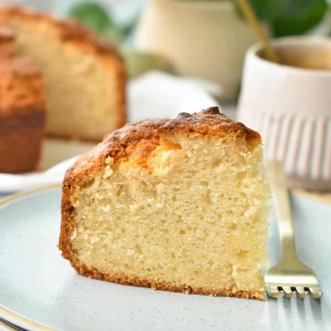 Yogurt Cake (4 Ingredient, No Eggs) Baking With Yogurt, Conscious Plant Kitchen, French Yogurt, Vegan Chocolate Frosting, Vegan Apple Cake, Dairy Free Frosting, Moist Vanilla Cake, Eggless Desserts, Vegan Christmas Recipes