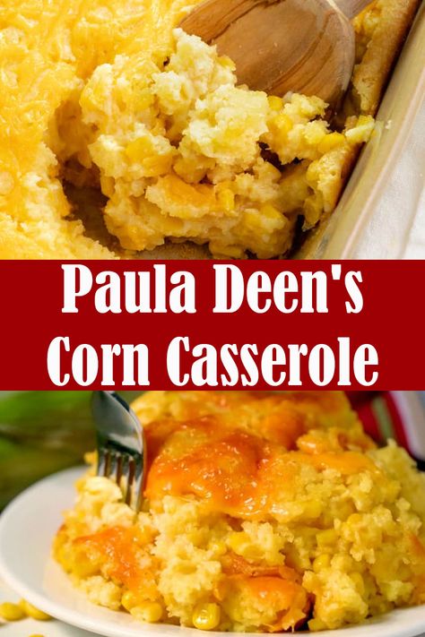 Paula Deen’s Corn Casserole – Reserveamana Paula Deen Corn Casserole, Best Corn Casserole Recipe, Aesthetic Food Recipes, Corn Casserole Paula Deen, Wallpapers Food, Sweet Corn Casserole, Tattoo Food, Aesthetics Food, Corn Recipes Side Dishes