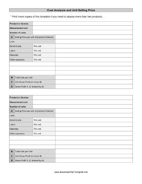 Product Pricing Worksheet Free Printable, Product Pricing Worksheet, Travel Proposal, Event Planning Forms, Cost Sheet, Feasibility Study, Event Planning Website, Event Planning Business Cards, Making A Business Plan