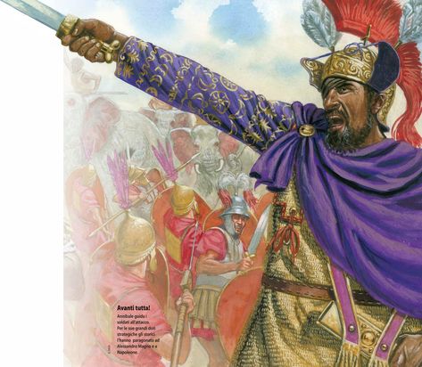 Hanibal Barka, Carthaginian Army, Hannibal Tattoo, Hannibal Barca, Ancient Carthage, Punic Wars, Eastern Roman, Historical Illustration, Ancient Warfare