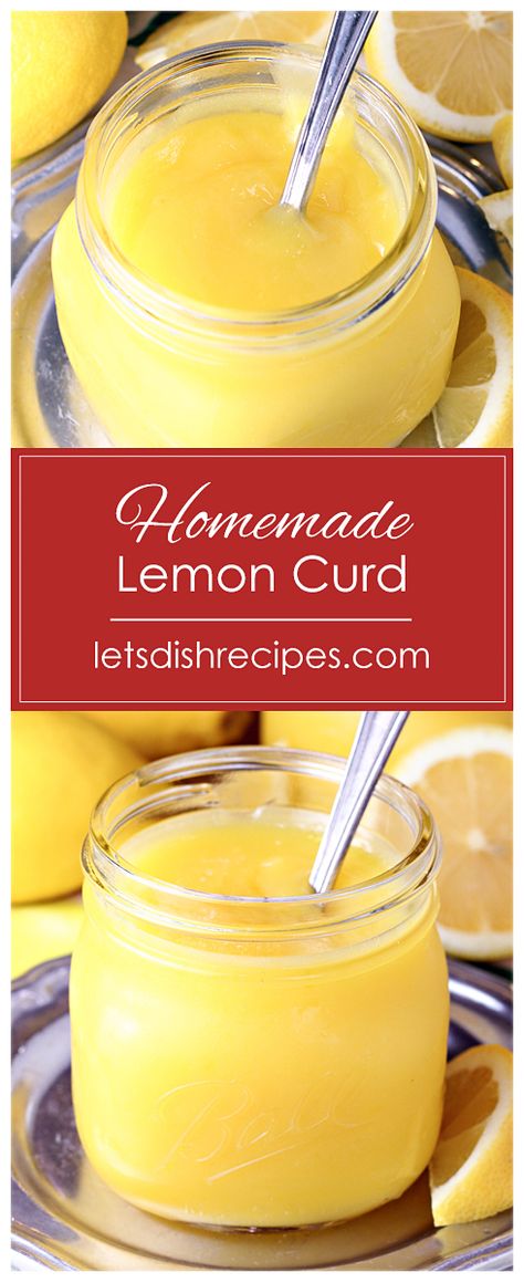 Homemade Lemon Curd Recipe -- This lemon curd, made with egg yolks, sugar and lemons, is perfectly sweet and tart. It's super easy to make and can be used in so many different ways. #lemons Sugar Free Lemon Curd, Easy Lemon Curd, Homemade Lemon Curd, Lemon Curd Recipe, Postre Keto, Curd Recipe, Keto Foods, Lemon Desserts, Lemon Recipes