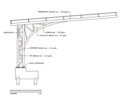 Curved Steel Structure, Carport Shade, Cantilever Carport, Plant Stand Decor, Shed Blueprints, Garage Pergola, Roof Truss Design, Car Shed, Roof Sheathing