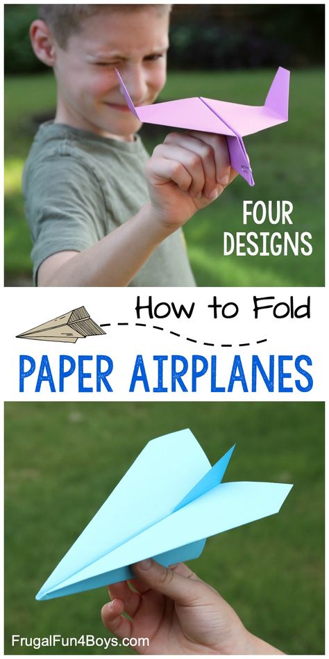 Origami Airplane, Make A Paper Airplane, Airplane Kids, Airplane Crafts, Airplane Design, Paper Airplane, Cooking Guide, Crafts For Boys, Paper Airplanes