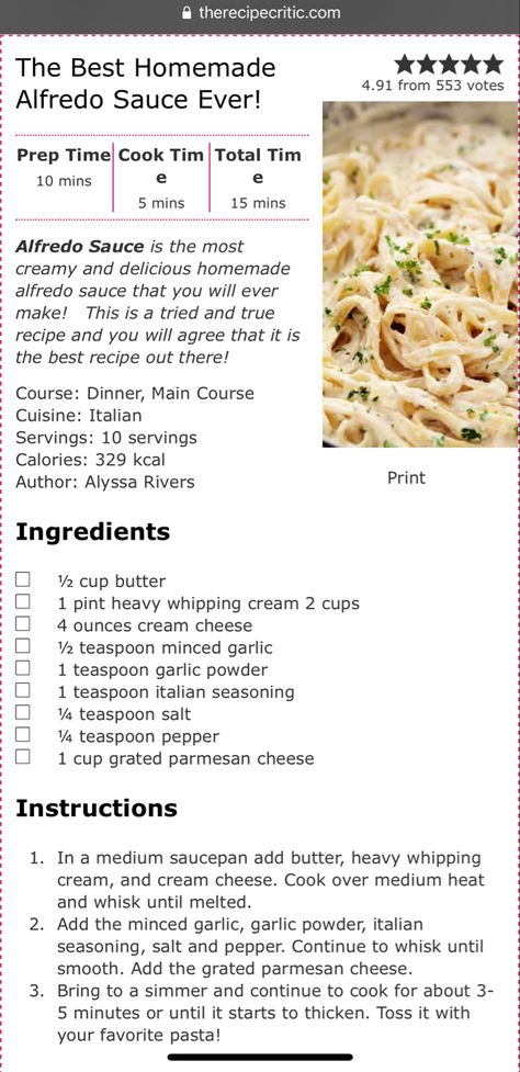 Chicken Alfredo Homemade Sauce, Home Made Alfredo Sauce Recipe, Chicken Alfredo Sauce Recipe Easy, Homemade Fettucini Alfredo Sauce, How To Make Alfredo Sauce, Diy Alfredo Sauce, Homemade Chicken Alfredo Sauce, Homemade Alfredo Sauce Easy, Chicken Alfredo Sauce Recipe