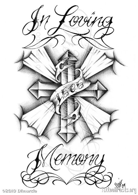 Wörter Tattoos, In Loving Memory Tattoos, Tattoo Son, Cross Drawing, Half Sleeve Tattoos Drawings, Remembrance Tattoos, Cross Tattoos, Graffiti Tattoo, Cross Tattoo Designs