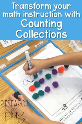 Rote Counting Activities Kindergarten, Counting Collections Preschool, Counting Collections First Grade, Counting Collections Kindergarten, Rote Counting Activities, Counting Collections, Guided Math Centers, Kindergarten Counting, Preschool Assessment