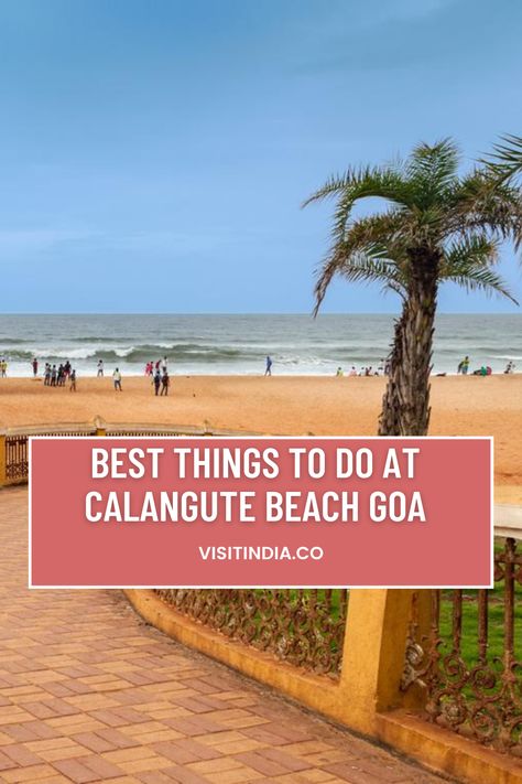 Discover the heart of Goa's beach scene at Calangute Beach! 

This pin is your guide to the ultimate beach experience, featuring the best in nightlife, activities, and water sports. 

Dance the night away at vibrant beach clubs, dive into thrilling water sports, or simply soak up the sun on Goa's largest beach. 

Pin this for a memorable Goan escapade that you'll want to relive again and again. #CalanguteBeach #GoaNightlife #BeachActivities #WaterSports Calangute Beach Goa, Nightlife Activities, Beach Shacks, Goa Travel, Best Pubs, Beach Clubs, Visit India, Parasailing, Beach Activities