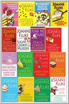 Murder She Baked Series featuring Hannah Swenson from Joanna Fluke. Great "happy books" easy reads with fun, funny characters. Joanne Fluke Books, Joanne Fluke Recipes, Hannah Swensen, Joanne Fluke, Cozy Books, Mystery Parties, Funny Characters, Cozy Mystery Books, English Books