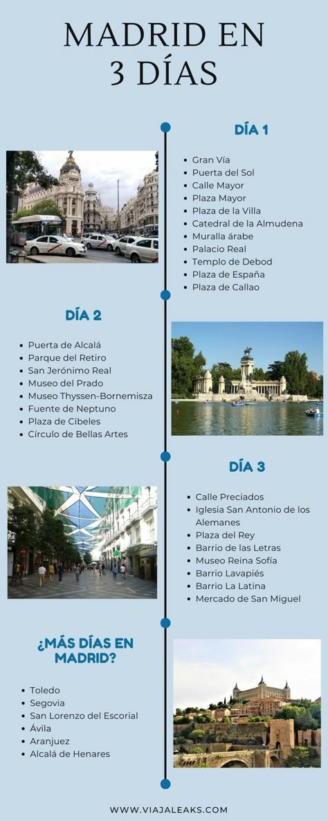 Un recorrido imprescindible por Madrid en 3 días con mapas Madrid Travel, Spain Travel Guide, Adventure Travel Explore, Europe Tours, Future Travel, Madrid Spain, Travel And Tourism, Spain Travel, Travel Inspo