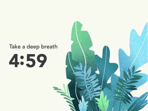 Leaf Countdown To Calm Down by Kate Bakirova | Dribbble Leaf Animation, Countdown Animation, 2d Animation, Calm Down, Motion Graphics, Global Community, Creative Professional, Motion, Layout