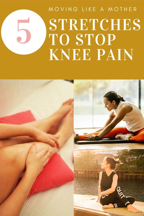 Stretches For Knees, Knee Pain Stretches, Knee Pain Relief Exercises, Inner Knee Pain, Sore Knees, Knee Strengthening Exercises, How To Strengthen Knees, Knee Pain Exercises, Back Stretches For Pain