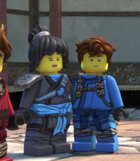 Nia And Jay Ninjago, Lego Ninjago Jay And Nya, Ninjago Costume, Ninjago Ships, Lego Ninjago Nya, Ninja Movies, Jay Ninjago, Jay Walker, Gotham Villains