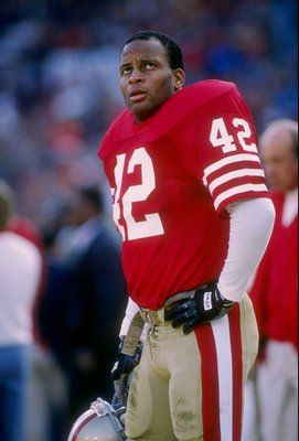 If you can believe it, the mind can achieve it.  Ronnie Lot 49ers Players, Nfl Football 49ers, Jerry Rice, San Francisco 49ers Football, Nfl 49ers, 49ers Football, Sf 49ers, Nfl History, Sports Hero