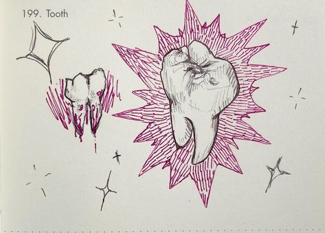 hello 👋👋 my sister let me draw in her prompt book and now i want to get one for myself lol. hope everyone is doing well <33 #art #drawing #sketch #sketchbook #aesthetic #teeth #sketchbookdrawing #pendrawing Drawing Teeth Tutorial, Teeth Doodle, Weirdcore Doodles, How To Draw Teeth, Aesthetic Teeth, Did Drawing, Teeth Illustration, Teeth Aesthetic, Sketchbook Aesthetic