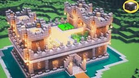 ITS A SMALL CASTLE FOR YOU ITS TOOK ME SO MUCH TIME TO MAKE HOPE U ALL LIKE IT Download map now! The Minecraft Map, Small Castle, was posted by Coolguy266. Minecraft Burg, Minecraft Small Castle, Interior Design Minecraft, Castle Minecraft, Minecraft Building Ideas, Cool Things To Build, Small Castles, Disney Movies To Watch, Easy Minecraft Houses