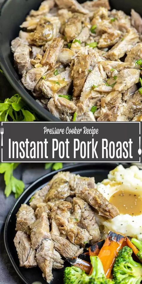 Small Pork Roast Instant Pot, Instantpot Pork Roast Recipes, Boston Pork Roast Recipes Instant Pot, Bbq Pork Roast Instant Pot, Instant Pot Recipes Pork Roast, Recipes For Pork Butts Instant Pot, Pork Roast Insta Pot Recipes, Instantpot Slow Cooker Recipe, Pork Roast In Pressure Cooker