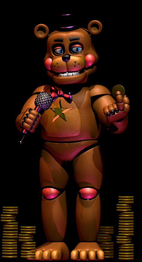 Rockstar Freddy, Video Game Collection, Sister Location, Freddy Fazbear, Fnaf Characters, Five Night, Five Nights At Freddy's, Deviantart, Fan Art