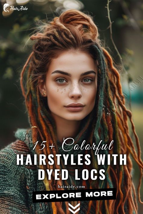 a woman with dreadlocks and a sweater Partial Dreadlock Hairstyles, Dreads White Woman, One Dreadlock In Hair, Partial Dreads Hairstyles, Bohemian Dreadlocks, Dredlocs Style Woman, Peekaboo Dreads, Boho Locks, Half Dreaded Hair