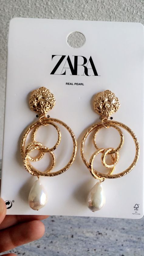 Zara Earrings, Zara Haul, Zara Jewelry, June 2024, Real Pearls, Dream Jewelry, Fashion Jewellery, Zara Women, Summer Sale