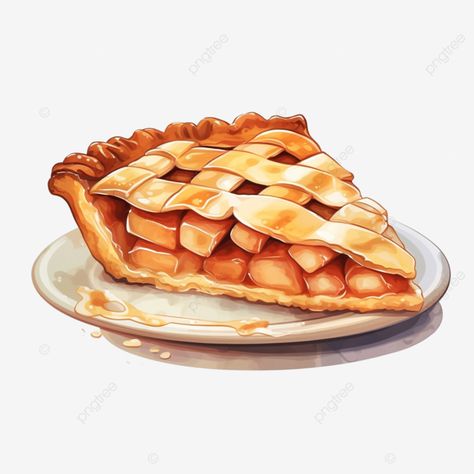 apple pie isolated illustration ai generative sweet dessert pastry png Pie Clipart, Pie Images, Pie Art, Pies Art, Autumn Clipart, Pie Slice, Aesthetic Autumn, Fall Flavors, Fall Png