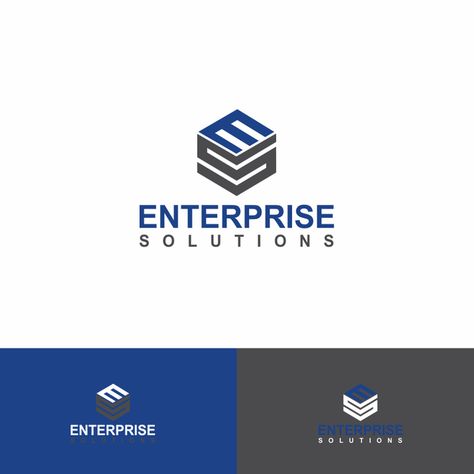 Create a sharp, edgey logo for Enterprise Solutions by V`art Business Solutions Logo, Enterprise Logo, V Art, Logos Inspiration, Innovative Technology, Modern Business Cards, Business Cards Creative, Logo Design Contest, Business Solutions