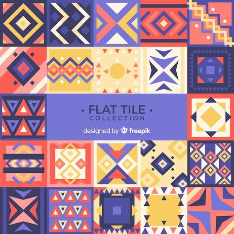 Free Vector | Flat design peruvian pattern illustration File Free, Pattern Illustration, Psd Files, Flat Design, Graphic Resources, Vector Free, Free Download, Pattern, Color