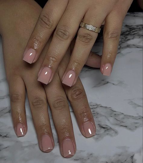 Nail Fashion Trends, Natural Looking Nails, Glamour Nails, Short Square Acrylic Nails, Long Acrylic, Top Nail, Manicures Designs, Short Nail Designs, Dip Powder Nails