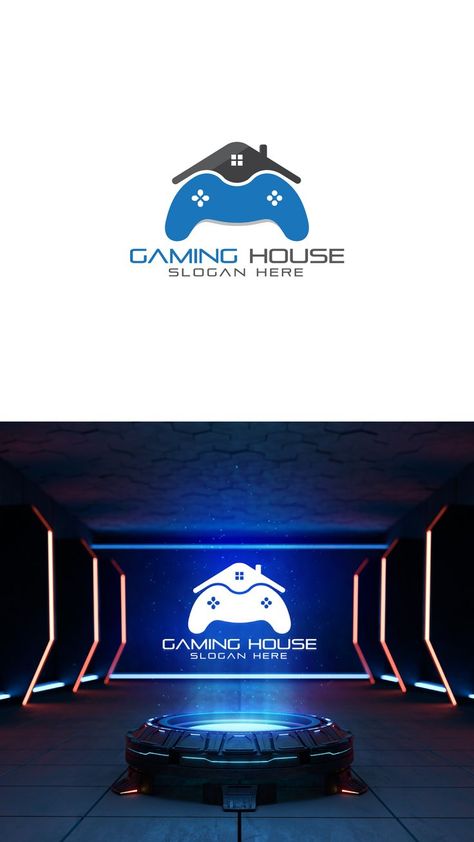 Gaming house logo design template is a modern logo design for all gaming houses, gaming channels, youtube channels and all game related companies. you can buy logo from given link. Gaming House, House Logo Design, House Logo, Buy Logo, Font Names, Modern Logo Design, Game Logo, Simple Logo, All Games