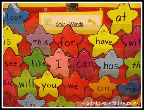 24 Word Wall Ideas From Creative Teachers Sight Word Bulletin Board, Soft Board Ideas, Word Wall Kindergarten, Sight Word Wall, Word Wall Ideas, Personal Word Wall, Interactive Word Wall, Popcorn Words, Child Growth