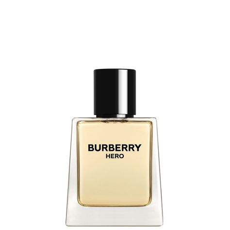 Captivating with woody fresh notes, Burberry’s Hero Eau de Toilette for Men 50ml portrays a modern man who surpasses himself in all of life's challenges.  The EDT features a trio of captivating cedarwood oils, brightened with bergamot for vibrancy and freshness. At the base, juniper and black pepper add an invigorating edge capturing the scent of a forest growing by the English coastline. Featuring an angular glass design, the bottle embodies strength and modernity like the fragrance it holds. Burberry Hero, Tanning Moisturizer, Burberry Perfume, Cedarwood Oil, Hair Color Shampoo, Skincare Gift Set, Perfume Gift Sets, Makeup Gift, Perfume Gift