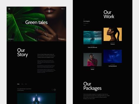 Content Production Company Website by Marijana Grbovic on Dribbble Production Company Website, Video Production Website, Graphic Design School, Content Production, Portfolio Website Design, Agency Website, Website Design Layout, Video Production Company, Company Branding