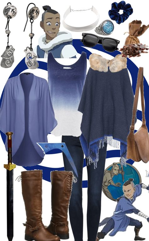 Water Tribe Outfit, Closet Cosplay, Blue Scrunchie, Water Tribe, Casual Trends, Team Avatar, Outfit Maker, The Last Airbender, Outfits Aesthetic