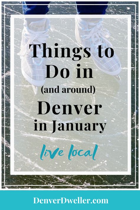 The new year in Denver means ice skating, ski weekends in the mountains, and the National Western Stock Show. Here are a few more things to do in Denver in January. #denveractivities #denverevents #denvercolorado Denver In November, Denver Things To Do, Denver Activities, Colorado Attractions, Things To Do In Denver, Denver Restaurants, Denver Zoo, Visit Denver, Colorado Trip