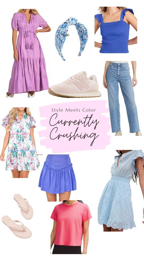 House Of Color Blue Spring, House Of Color Summer Palette Outfits, Hoc Summer Color Outfits, Summer Pallette Outfits, House Of Colour Summer Hair Color, House Of Color Summer Palette, House Of Colour Dark Summer Outfits, Summer House Of Colour, House Of Colour Style Types