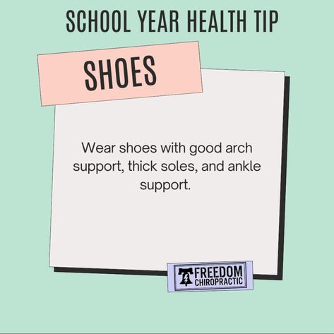 📚 Straight A’s for spinal health! Tips for students and parents to support spinal wellness during the school year. #backtoschool #backpainrelief #freedomchiropractic #southjerseychiropractor #chiropractic #chiropractor #wellness #health #neckpain #backpain #painrelief #chiropracticadjustment #getadjusted #chiro #spine #adjustment #softwavetherapy #softwave Spinal Health, Chiropractic Adjustment, Straight A, Tips For Students, Soft Waves, Ankle Support, Back Pain Relief, Chiropractic, Neck Pain