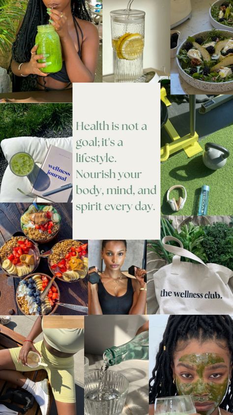 Healthy Life Aesthetic Black Women, Strong Healthy Woman Aesthetic, Healthy Black Woman, Wellness Club, Woman Aesthetic, Care Aesthetic, Healthy Routine, Black Aesthetic, Womens Health