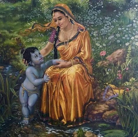 Lord Krishna, the son of Mother Yashoda is easily accessible to those engaged in spontaneous loving service, but not to mental speculators,… Paintings Krishna, Jai Krishna, Sensible Quotes, Divine Quotes, Hinduism Quotes, Yashoda Krishna, God Krishna, Krishna Consciousness, Janmashtami Decoration