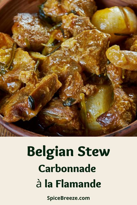 Belgian Dinner Recipes, Flemish Recipes, Belgian Beef Stew, Belgium Recipes, Belgian Recipes, Belgium Food, Scandinavian Recipes, Belgian Food, European Recipes