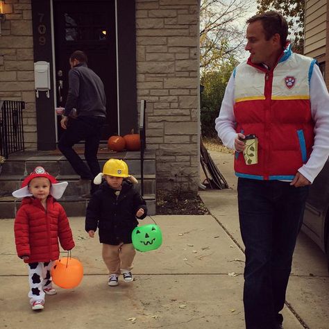 Diy Skye Paw Patrol Costume Adult, Ryder Paw Patrol Costume, Skye Paw Patrol Costume, Paw Patrol Halloween Costume, Adult Costumes Diy, Paw Patrol Halloween, Paw Patrol Costume, Ghostbusters Costume, Family Halloween Costume