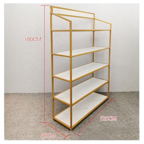 retail gold bags shop racks and shelf Handbag Closet Ideas, Handbag Rack Ideas, Small Bag Shop Interior Design, Retail Bag Display, Bag Shop Interior Design Retail Stores, Handbag Shelf Display, Bag Rack Ideas Shelves, Shoe Display Retail, Shoe Display Shelves