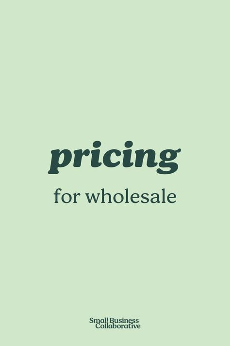 Learn how to price your products to build a scalable wholesale business. Price your products by value, rather than using a wholesale pricing formula or even pricing calculator. And feel good about your pricing - knowing that you’re making a profit on each and every sale. Pricing Formula, Goals For The Year, Price Calculator, Pricing Calculator, Product Based Business, More Confidence, Wholesale Business, The Numbers, Making Money