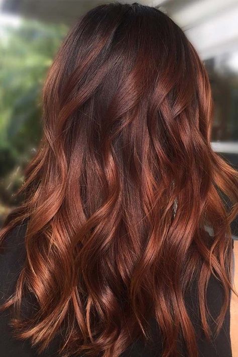 Cabelo Ombre Hair, Balayage Hair Ideas, Fall Hair Color Trends, Hair Color Auburn, Penteado Cabelo Curto, Auburn Hair, Fall Hair Color, Hair Inspo Color, Ginger Hair