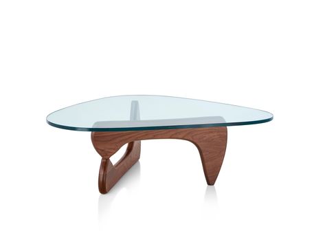 Noguchi Table - 3D Product Models - Herman Miller Noguchi Table, Diy Deck Furniture, Triangle Coffee Table, Modern Home Bar, Living Room Furniture Styles, Coffee Table Size, Tempered Glass Table Top, Glass End Tables, Home Coffee Tables