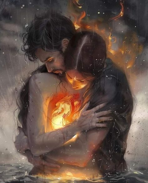 Unavailable Profile Pic, Soul Connection Aesthetic, Unreachable Love, Soulmates Art, Redhead Art, Twin Flame Art, Neural Art, Love Cartoon Couple, Feminine Energy Aesthetic