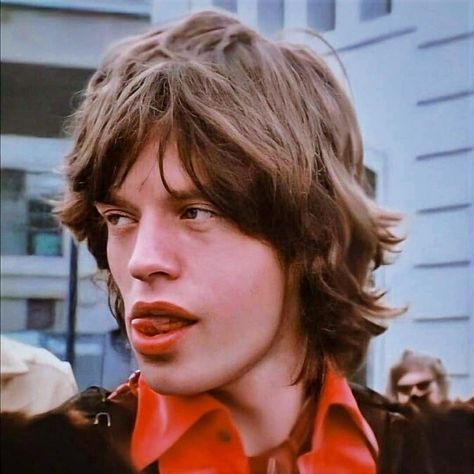 60s Men Hairstyles, 70s Male Hair, 70s Rockstar Hair, 70s Mens Hair, 60s Mod Hair, Rockstar Hair, 70s Haircuts, 70’s Hair, Mick Jagger Rolling Stones